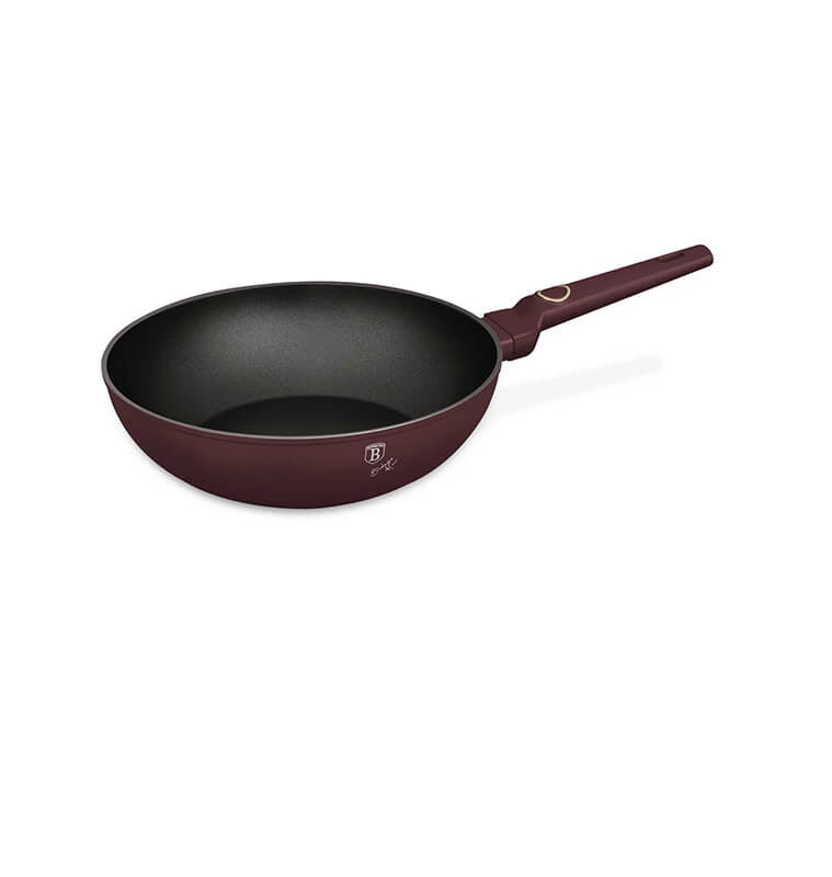 Wok 28 cm Leonardo bordeaux en aluminium | Casseroles & faitouts | 17 600 CFA , dakar, Sénégal