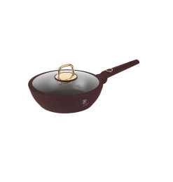 Poêle profonde 24 cm avec couvercle Leonardo bordeaux en aluminium | Poêles | 24 700 CFA , dakar, Sénégal