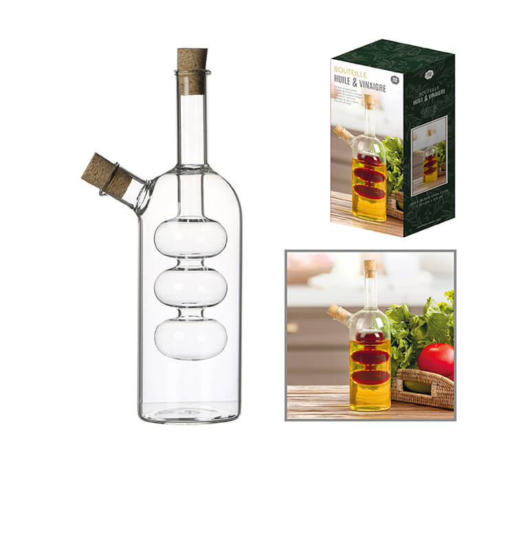 Bouteille en verre huile et vinaigre 2-en-1 | Condiments | 5 700 CFA , dakar, Sénégal