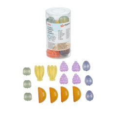 Glaçons réutilisables en forme de fruits - Lot de 16