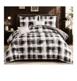 Parure de lit en Tencel naturel gris, couette 240 x 260 cm, housse de couette, 2 taies et 2 coussins | Linge de lit , Dakar, ...
