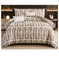Parure de lit en Tencel naturel marron, couette 240 x 260 cm, housse de couette, 2 taies et 2 coussins | Linge de lit , Dakar...