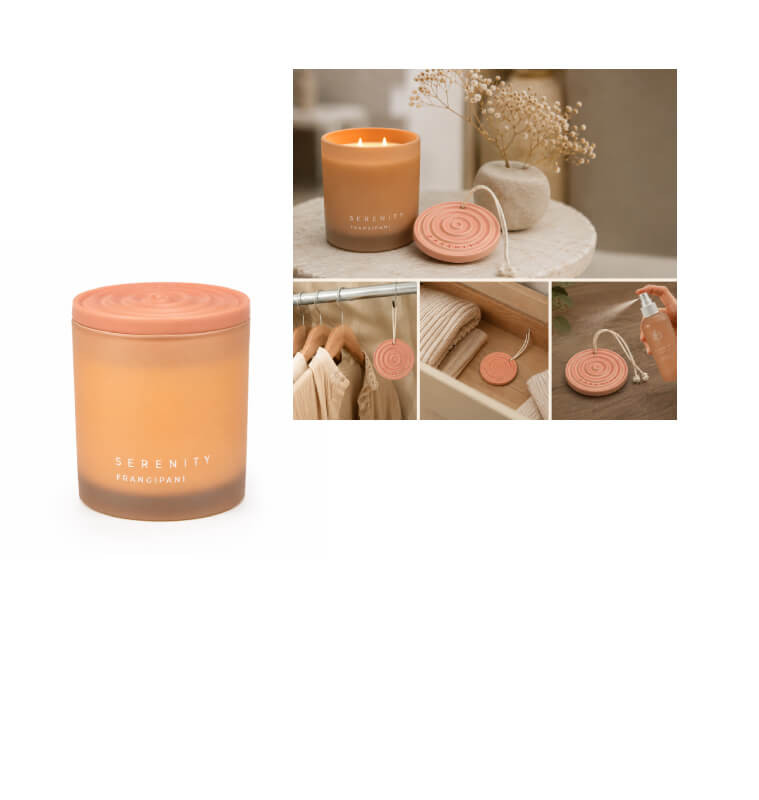 Bougie parfumée Frangipani Serenity 283 g 2-en-1, bougie et diffuseur parfumé | Bougies & senteurs , Dakar, Sénégal
