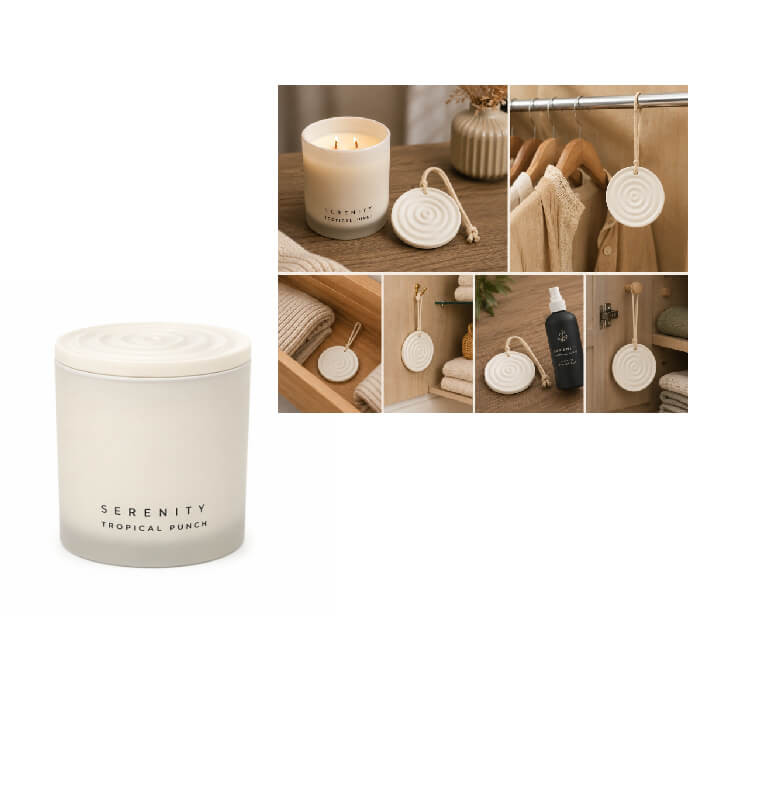 Bougie parfumée Tropical Punch Serenity 283 g 2-en-1, bougie et diffuseur parfumé | Bougies & senteurs , Dakar, Sénégal