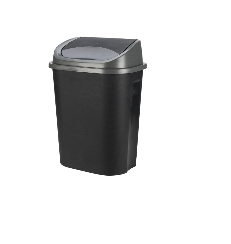 Poubelle à bascule en polypropylène gris et noir 25 L | Poubelles cuisine & extérieur | 6 400 CFA , dakar, Sénégal
