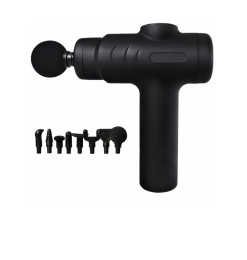 Pistolet de massage noir 20 W, 5 vitesses et 8 têtes interchangeables | Accessoires beauté | 17 000 CFA , dakar, Sénégal