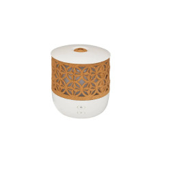 Diffuseur électrique d'huiles essentielles effet bois, 100 ml 