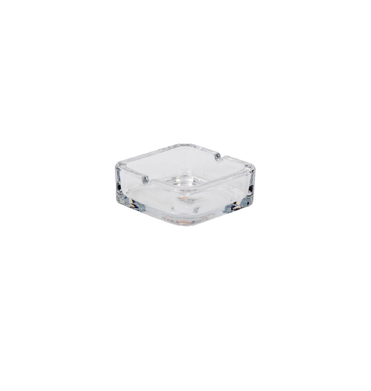 Cendrier carré en verre transparent 15 x 15 cm, 610 g | Cendriers | 1 400 CFA , dakar, Sénégal