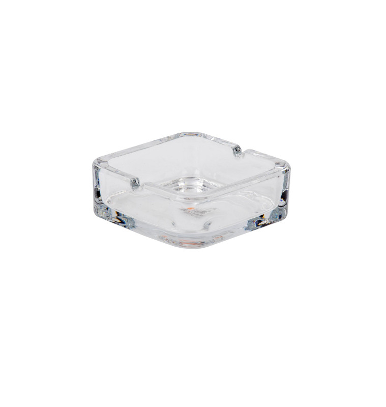 Cendrier carré en verre transparent 18 x 18 cm | Cendriers | 2 100 CFA , dakar, Sénégal