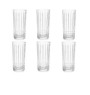 Verre à eau haut en verre transparent strié 335 ml - Lot de 6 | Verres & carafes | 5 000 CFA , dakar, Sénégal