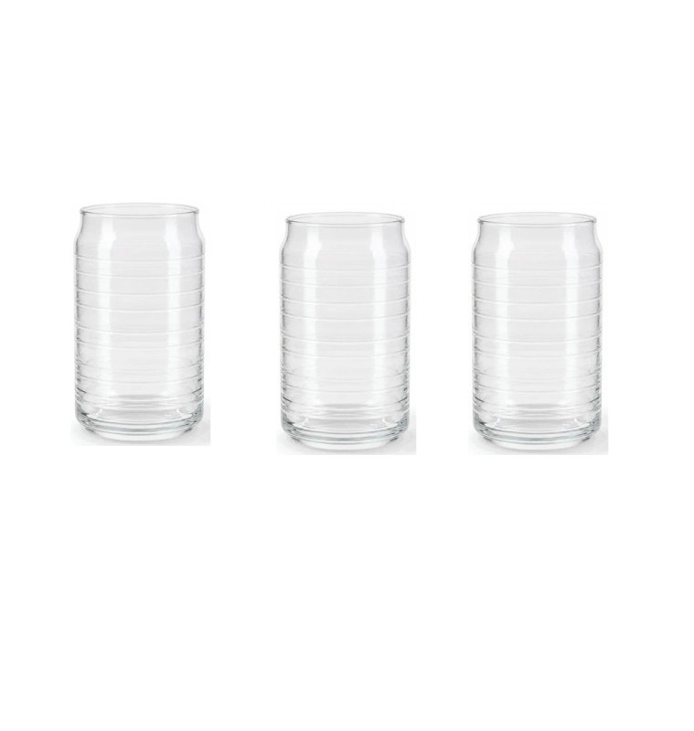 Verre à eau et jus haut en verre spirale 480 ml - Lot de 6 | Verres & carafes | 1 900 CFA , dakar, Sénégal
