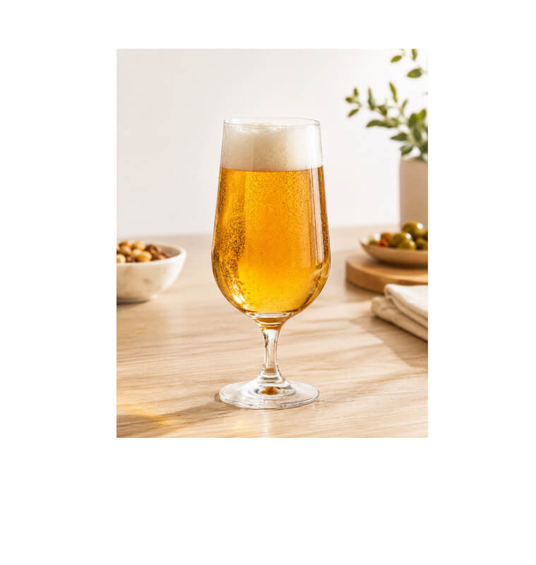 Verre à bière sur pied Crystal 400 ml - Lot de 6 | Verres & carafes | 10 500 CFA , dakar, Sénégal