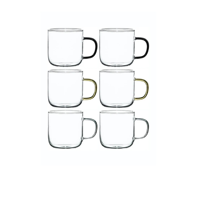Tasse à thé en verre 450 ml - Lot de 6 | Tasses & mugs | 9 200 CFA , dakar, Sénégal