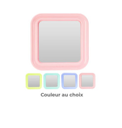 Miroir carré coloré 38 x 38 x 3 cm | Accessoires beauté | 5 300 CFA , dakar, Sénégal