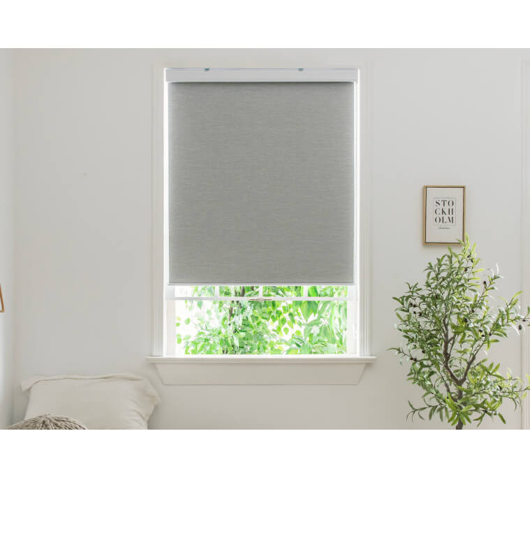 Store occultant avec mécanisme gris lin, 90 x 230 cm | Stores fenêtre , Dakar, Sénégal