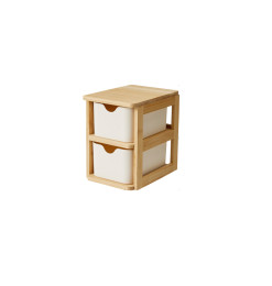 Organisateur à 2 tiroirs en bambou, 15 x 10 x 15 cm | Meubles & étagères salle de bain | 5 300 CFA , dakar, Sénégal
