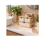 Organisateur de salle de bain avec 3 boîtes en bambou, 19 x 15 x 15 cm | Meubles & étagères salle de bain | 8 200 CFA , dakar...