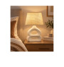 Lampe de chevet sculpturale en céramique crème, H53 cm | Lampes de table, lampes de chevet , Dakar, Sénégal