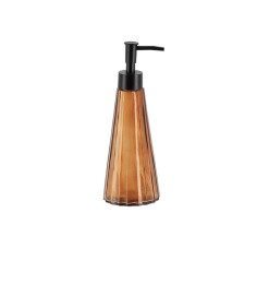 Distributeur de savon conique en verre ambre, 300 ml | Accessoires salle de bain | 1 600 CFA , dakar, Sénégal