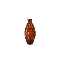 Vase texturé en verre ambre, 15 x 31 cm | Vases déco , Dakar, Sénégal