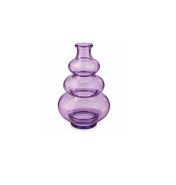 Vase à forme arrondie en verre mauve clair, 15 x 22 cm | Vases déco , Dakar, Sénégal