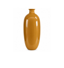 Vase ovale en verre opaque jaune, 20 x 43 cm | Vases déco , Dakar, Sénégal