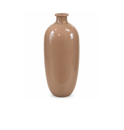 Vase ovale en verre opaque taupe, 20 x 43 cm | Vases déco , Dakar, Sénégal