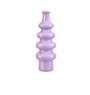 Vase sculptural en verre opaque mauve, 16 x 40 cm | Vases déco , Dakar, Sénégal