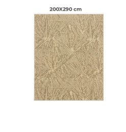 Tapis Latte crème et gris en polyester, 200 x 290 cm | Tapis décoratifs , Dakar, Sénégal