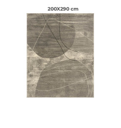 Tapis Zara gris clair et gris en polyester, 200 x 290 cm | Tapis décoratifs , Dakar, Sénégal