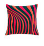 Coussin déco en velours brodé rose et saumon, 50 x 50 cm | Coussins déco , Dakar, Sénégal
