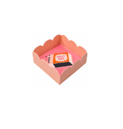 Mini plateau vide-poche Boîte d’allumettes en métal rose, 12 x 12 x 3 cm | Déco divers , Dakar, Sénégal