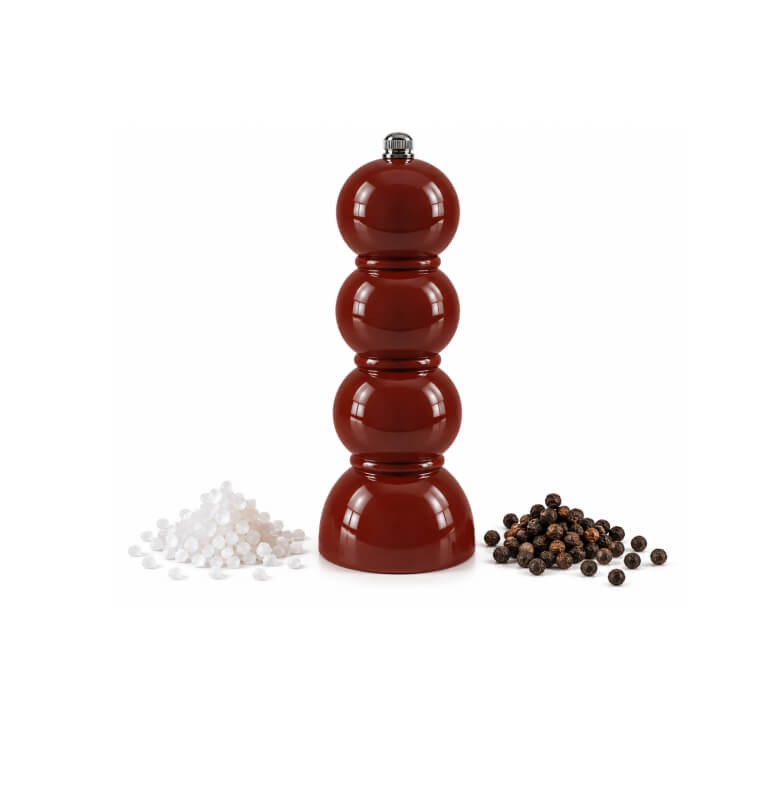 Moulin à sel ou à poivre en bois bordeaux, 7 x 23 cm | Condiments | 8 500 CFA , dakar, Sénégal