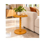Table d’appoint ronde en MDF jaune moutarde, D37,5 x 43 cm | Poufs, tabourets & tables , Dakar, Sénégal
