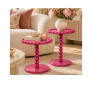 Table d’appoint ronde en MDF mauve, D37,5 x 43 cm | Poufs, tabourets & tables , Dakar, Sénégal