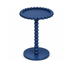 Table d’appoint ronde en MDF bleu, 37,5 x 55,5 cm | Poufs, tabourets & tables , Dakar, Sénégal