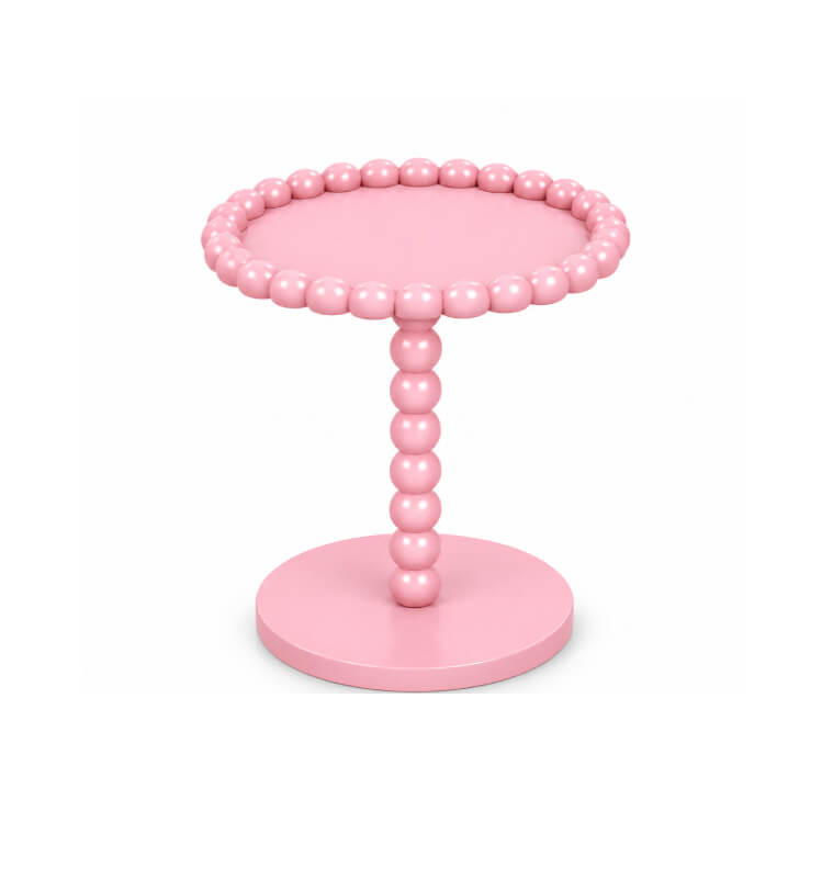 Table d’appoint ronde en MDF rose, D37,5 x 43 cm | Poufs, tabourets & tables , Dakar, Sénégal