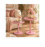 Table d’appoint ronde en MDF rose, D37,5 x 43 cm | Poufs, tabourets & tables , Dakar, Sénégal