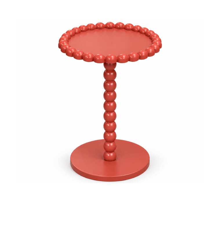 Table d’appoint ronde en MDF terracotta, D37,5 x 55,5 cm | Poufs, tabourets & tables , Dakar, Sénégal