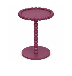 Table d’appoint ronde en MDF bordeaux, D37,5 x 55,5 cm | Poufs, tabourets & tables , Dakar, Sénégal