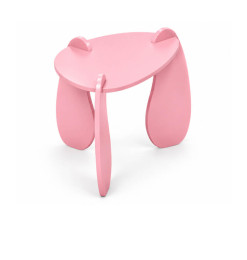 Table d’appoint sculpturale en MDF rose, 57,5 x 45 x 45,5 cm | Poufs, tabourets & tables , Dakar, Sénégal