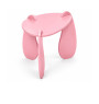 Table d’appoint sculpturale en MDF rose, 57,5 x 45 x 45,5 cm | Poufs, tabourets & tables , Dakar, Sénégal