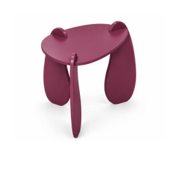 Table d’appoint sculpturale en MDF bordeaux, 57,5 x 45 x 45,5 cm | Poufs, tabourets & tables , Dakar, Sénégal