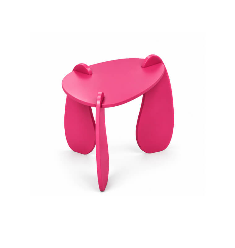 Table d’appoint sculpturale en MDF mauve, 51 x 41 x 41 cm | Poufs, tabourets & tables , Dakar, Sénégal