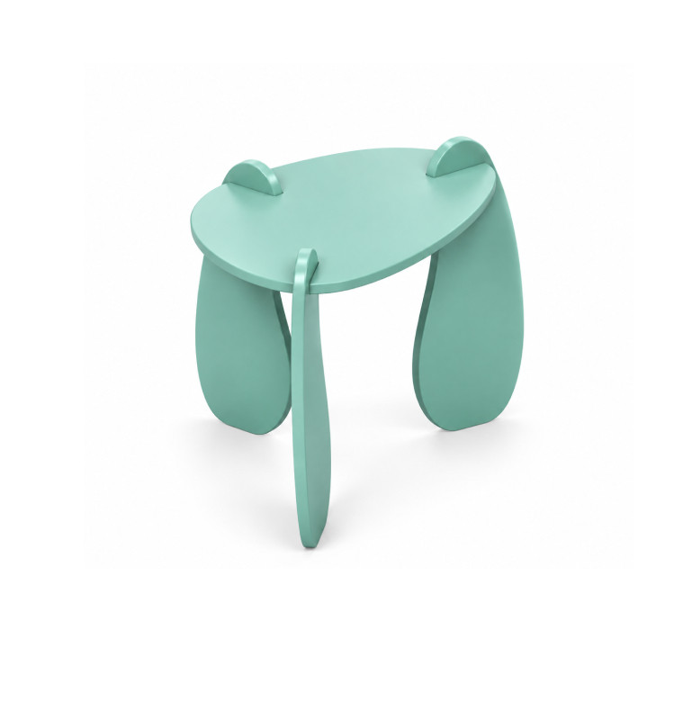 Table d’appoint sculpturale en MDF vert, 51 x 41 x 41 cm | Poufs, tabourets & tables , Dakar, Sénégal