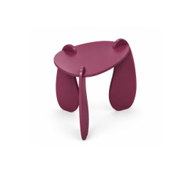 Table d’appoint sculpturale en MDF bordeaux, 51 x 41 x 41 cm | Poufs, tabourets & tables , Dakar, Sénégal