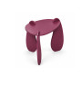 Table d’appoint sculpturale en MDF bordeaux, 51 x 41 x 41 cm | Poufs, tabourets & tables , Dakar, Sénégal