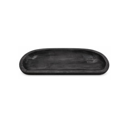 Centre de table 45 x 16 x 5 cm en bois noir