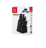 Bloc de couteaux avec manches en PVC noir - 14 Pcs | Ustensiles de cuisine | 15 600 CFA , dakar, Sénégal