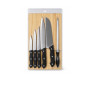 Set de 5 couteaux avec aiguiseur et planche à découper en bois | Ustensiles de cuisine | 5 300 CFA , dakar, Sénégal